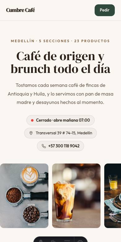 Plantilla Carta en celular