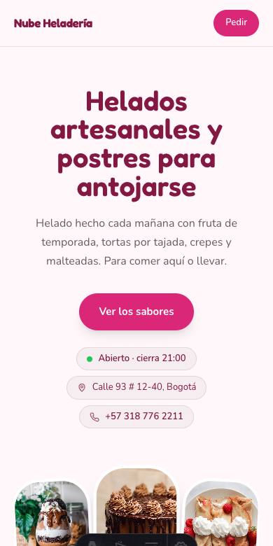 Plantilla Mosaico en celular